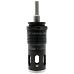 Wescon 596 Metric Microstop - M6x1 - 15 mm Cutter Capacity - Slotted Internal Thread Skirt - Nylon Foot