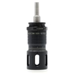 Wescon 596 Metric Microstop - M8x1 - 19 mm Cutter Capacity - Slotted Bell Internal Thread Skirt - Nylon Foot