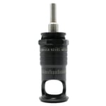 Wescon 596 Microstop - 1/4-28 - 3/4" Cutter Capacity - Spherical Flanged Skirt