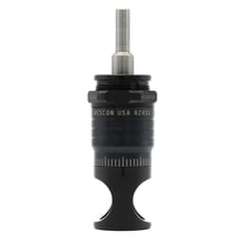 Wescon 596 Microstop - 1/4-28 - 3/4" Cutter Capacity - Straight Skirt