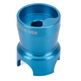 WES5723-2.5-A Wescon WES5723-2.5 Egg Cup Style Drill Guide - 3-Leg Anodized Aluminum