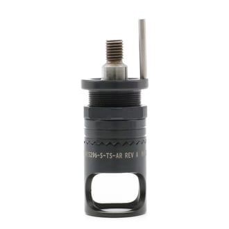 WES296-S-TS-AR Wescon 296 Microstop - 1/4-28 - 5/8" Cutter Capacity - Straight Skirt