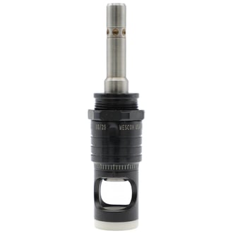 WES396-IN-QC Wescon 396 Microstop - 1/4-28 - 7/16" Cutter Capacity - Internal Thread Skirt - Nylon Foot