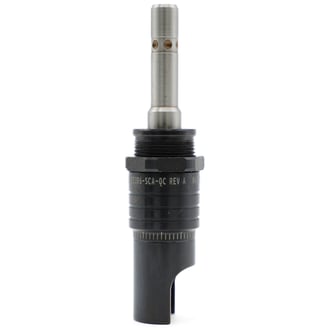 WES396-SCA-QC Wescon 396 Microstop - 1/4-28 - 1/2" Cutter Capacity - Straight Cutaway Skirt