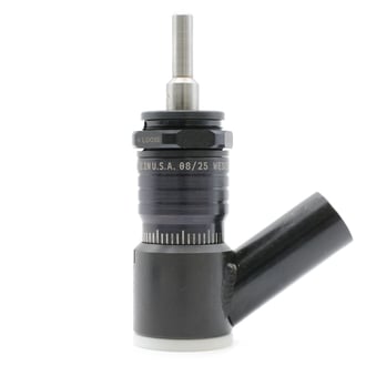 WES596-6-BVIP-QC Wescon 596 Microstop - M6x1 - 19 mm Cutter Capacity - Bell Vacuum Internal Thread Skirt - Phenolic Foot