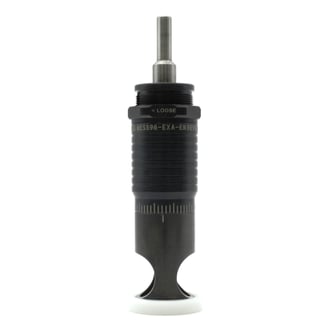 WES596-EXA-EN Wescon 596-EXA Extended Adjustment Microstop - 1/4-28 - 3/4" Cutter Capacity - External Nylon Foot