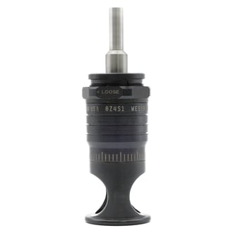 WES596-F Wescon 596 Microstop - 1/4-28 - 3/4" Cutter Capacity - Flanged Skirt