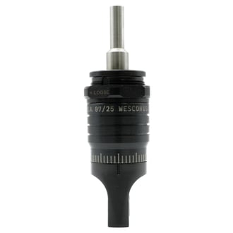 WES596-S2L-QC Wescon 596 Microstop - 1/4-28 - 3/4" Cutter Capacity - 2-Leg Skirt