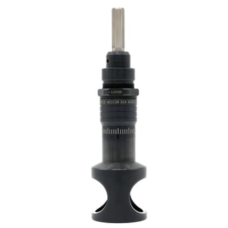 WES690-1250-TF Wescon 690 Microstop - 3/8-24 - 1-1/4" Cutter Capacity - Straight Skirt