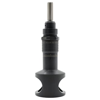 WES690-1500-TF Wescon 690 Microstop - 3/8-24 - 1-1/2" Cutter Capacity - Straight Skirt