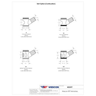 WES597-SL Wescon 597 Stainless Steel Microstop - 1/4-28 - 3/4" Cutter Capacity - Slotted Skirt