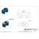 WES5400-1-1000 Wescon Model WES5400 SR Type Dog Bone Drill Guide 1/2"