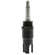 WES396-S3L-TS Wescon 396 Microstop - 1/4-28 - 1/2" Cutter Capacity - 3-Leg Skirt